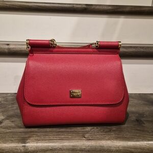 Dolce & Gabbana Red Sicily Handbag